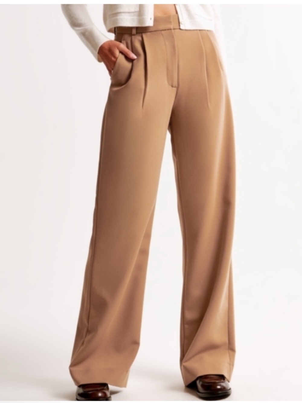 Abercrombie & Fitch Sloane Tailored Wide Leg Pants